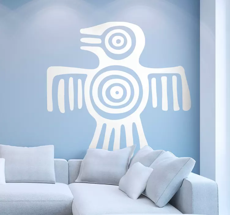Mayan symbol abstrakt vägg klistermärke - Tenstickers
