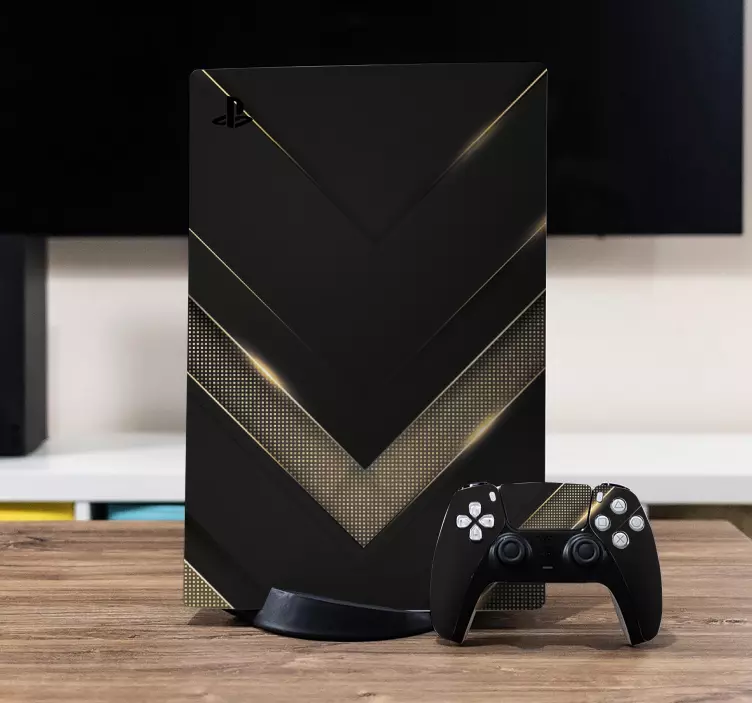 Modern lyx bakgrundsmall ps5 klistermärke - Tenstickers