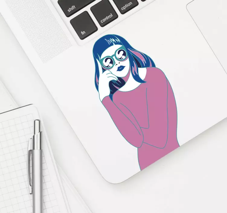 Modern tjej vardagsrum vägg inredning - Tenstickers