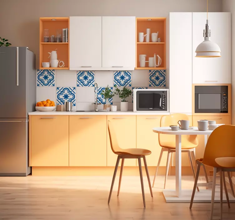 Hydraulisk Väggklistermärken kakelplattor - Tenstickers