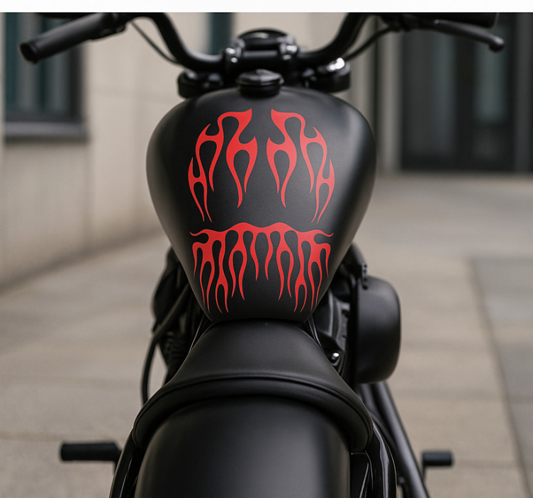 Motorcykelklistermärke inferno ryttarpaket - Tenstickers