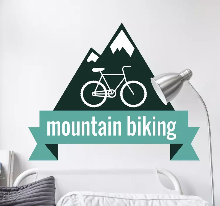 Mountainbike klistermärke - Tenstickers