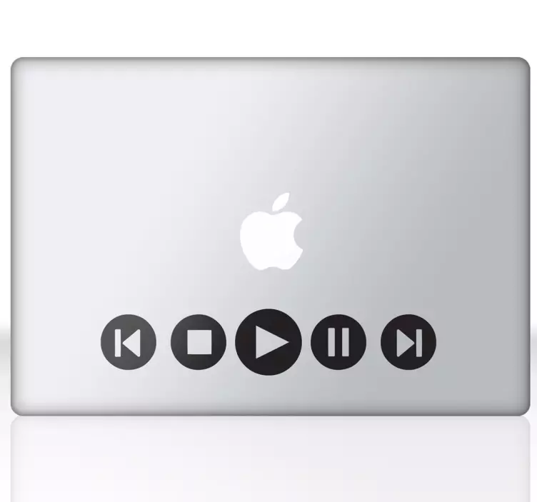 Multimedia laptop klistermärke - Tenstickers