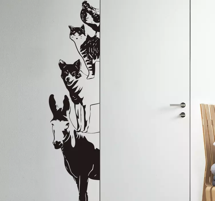 Musiker från bremen väggklistermärke - Tenstickers