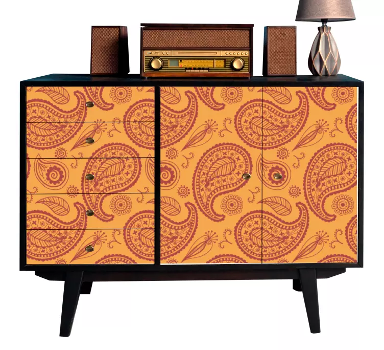 Väldigt heta färger möbler dekaler - Tenstickers