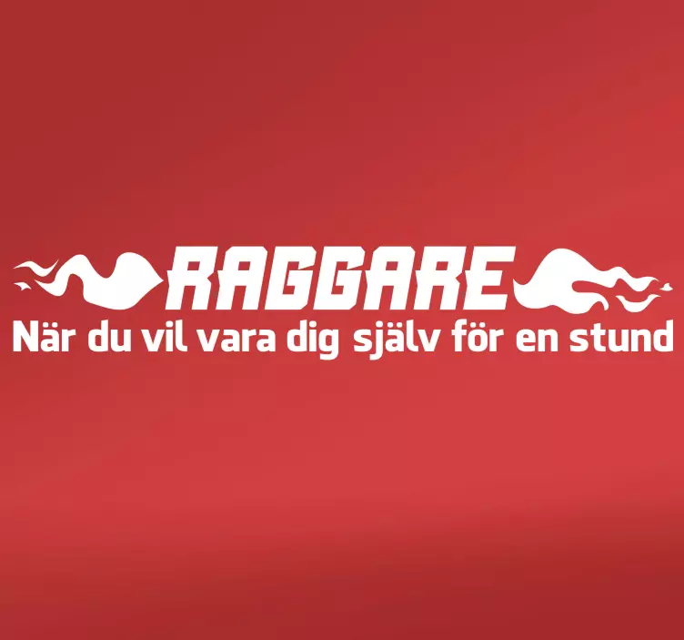 När du vill vara dig själv menar bil dekal - Tenstickers