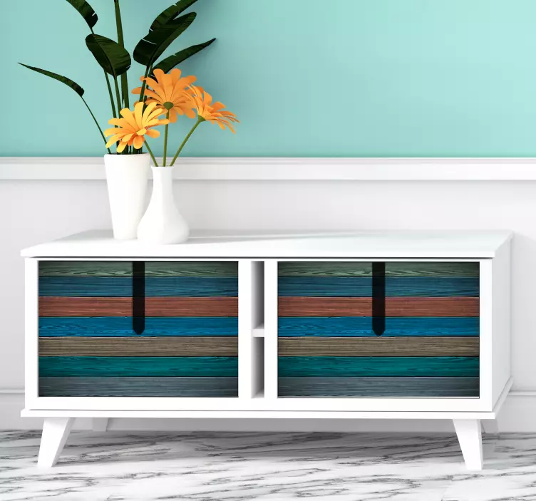 Naturligt trä textur möblemang - Tenstickers