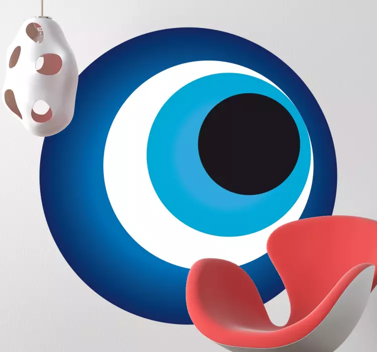 Nazar amulettväggklistermärke - Tenstickers