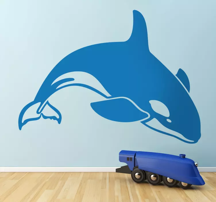 Orca whale wall sticker - Tenstickers