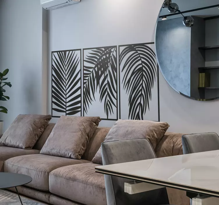 Palmblad växt väggdekor - Tenstickers