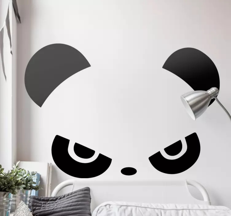 Pandans ansiktsuttryck klistermärken - Tenstickers