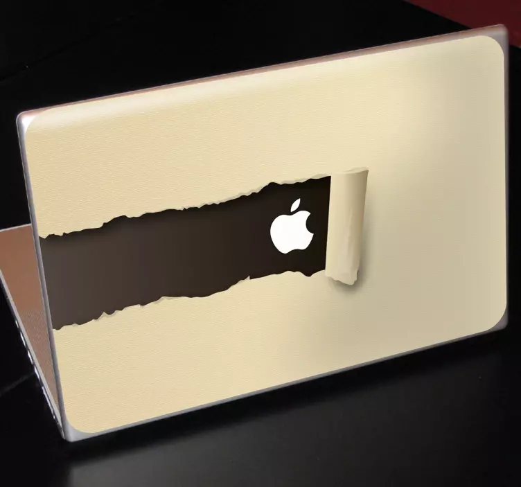 Papper macbook klistermärke - Tenstickers