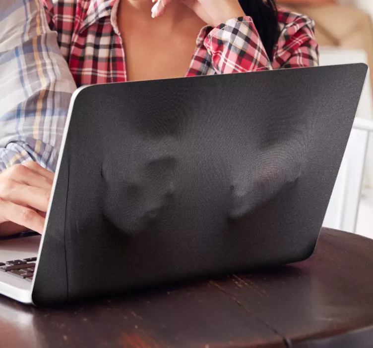 Par på bärbar dator klistermärke - Tenstickers