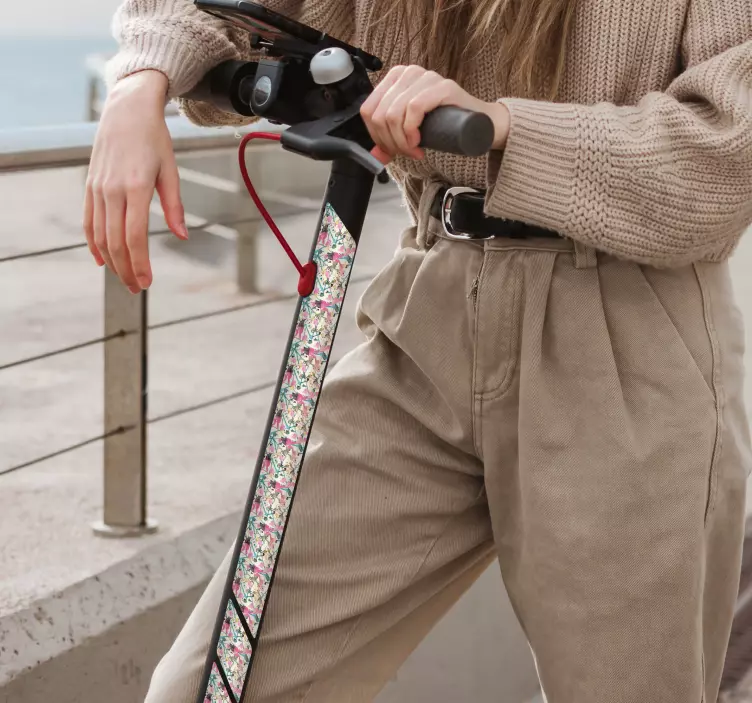 Patinete stänk klistermärke för skoter - Tenstickers