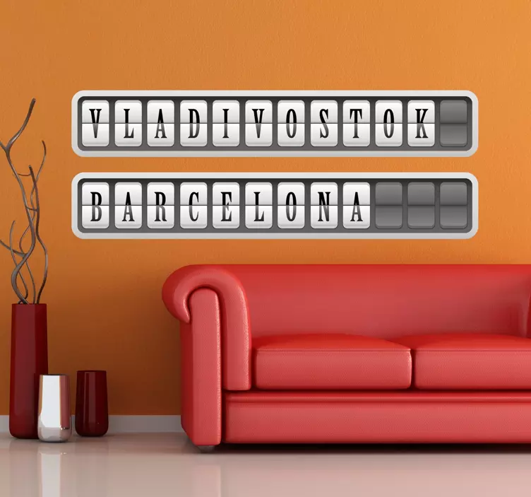 Personifierade klistermärke för stationer - Tenstickers