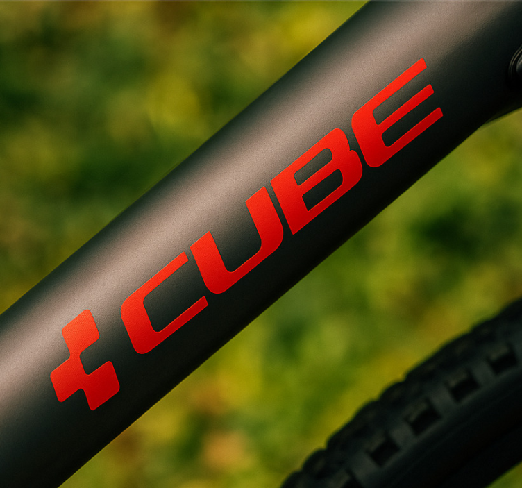 Personlig cykellogotyp klistermärken till cykel - Tenstickers