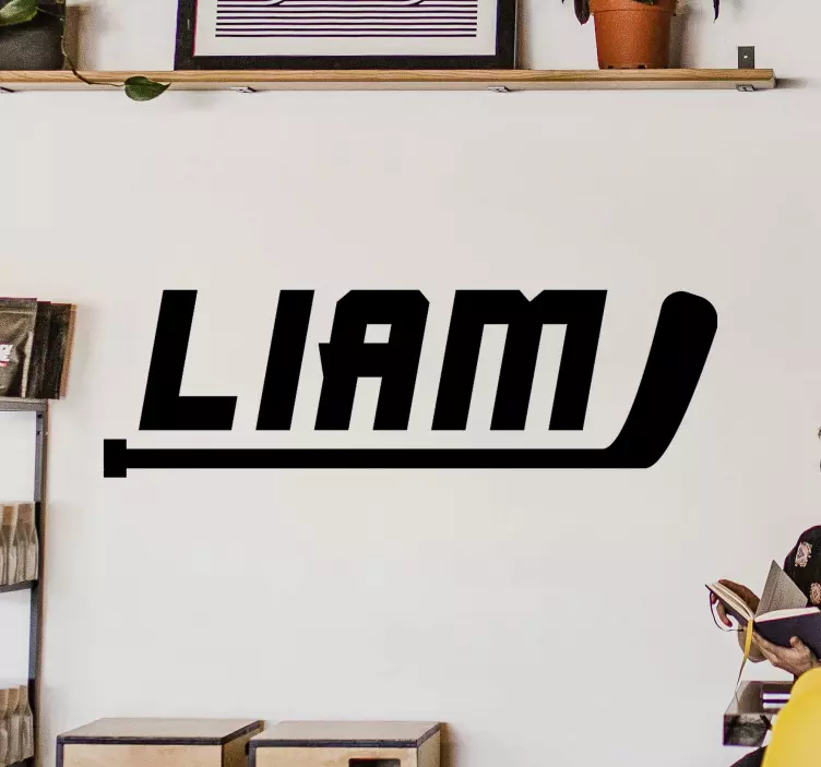 Personifierad ishockey målvakt klistermärke - Tenstickers