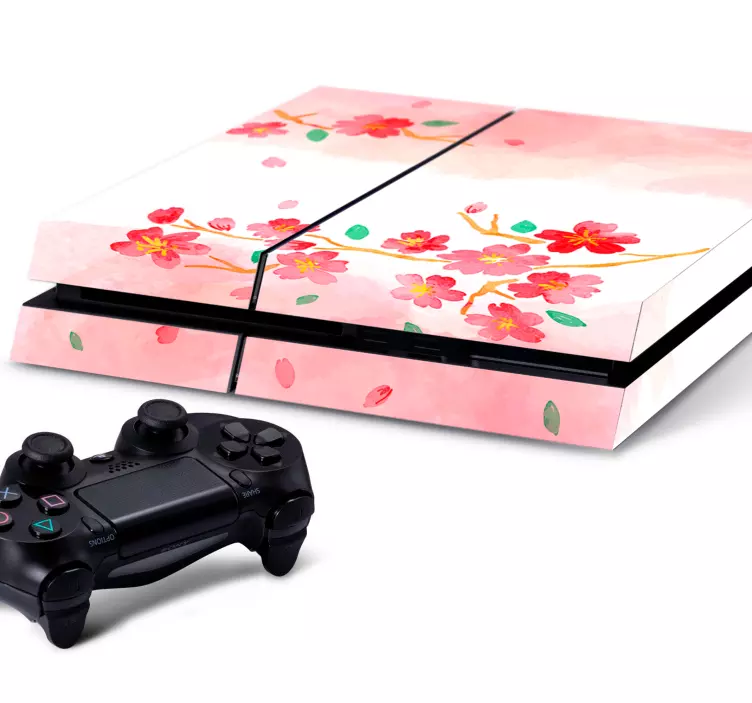 Playstation hud körsbärsblomning - Tenstickers