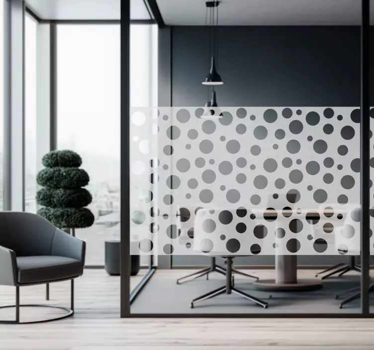 Polka dot glas klistermärken - Tenstickers