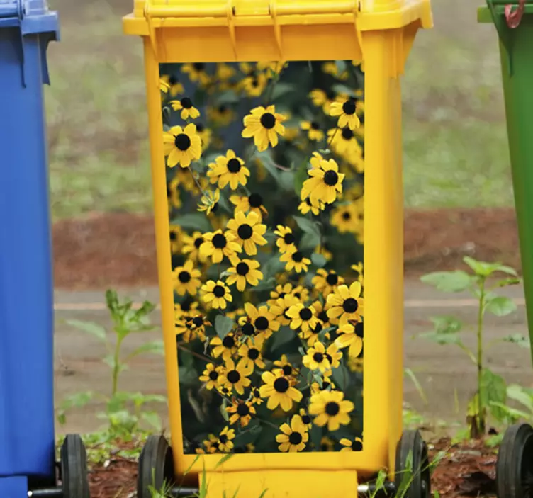 Prästkragar behållare klistermärke - Tenstickers