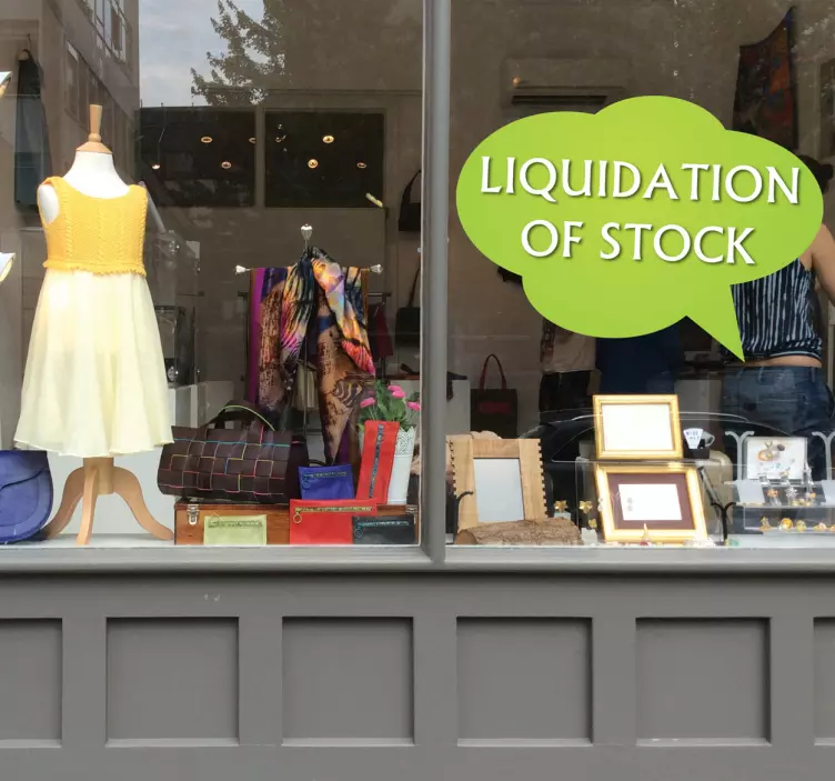 Pratbubblan affärsdekal - Tenstickers