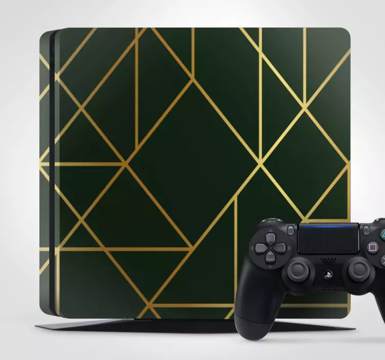 Ps4 klistermärke geometriska former mönster - Tenstickers