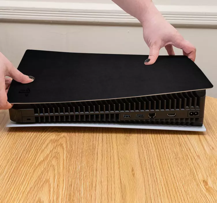 Ps5 svart hud ps5 hud dekal - Tenstickers