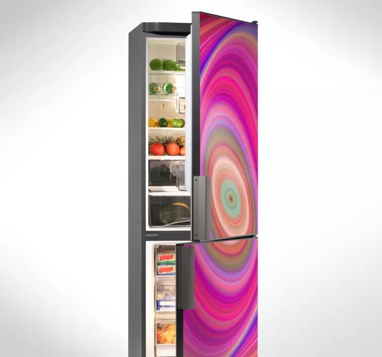 Psykodeliskt kylen klistermärke - Tenstickers