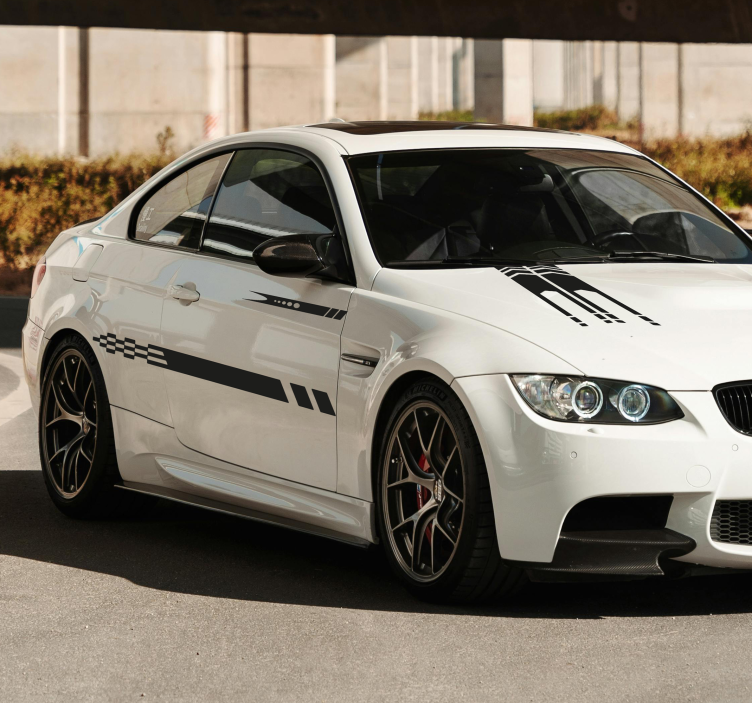 Ränder 3 mönster bildekaler - Tenstickers