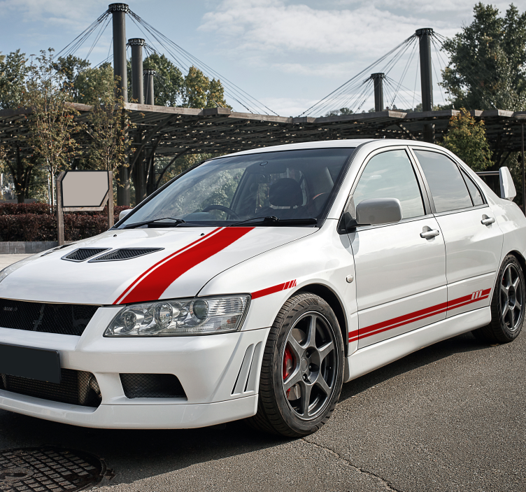 Ränder 5 stycken set bildekaler - Tenstickers