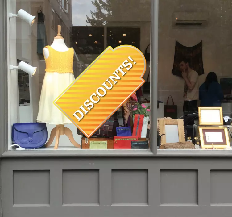 Rea-klistermärke för kampanjförsäljning - Tenstickers