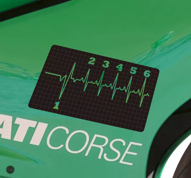 Växlar motorcykel vinyl dekal - Tenstickers