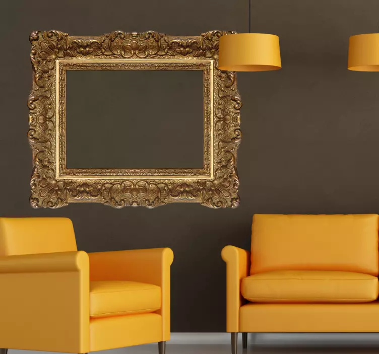 Renässans ram klistermärke - Tenstickers