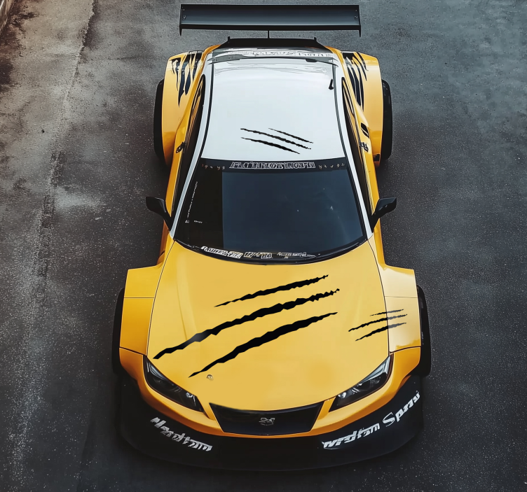 Repor set bil klistermärke - Tenstickers