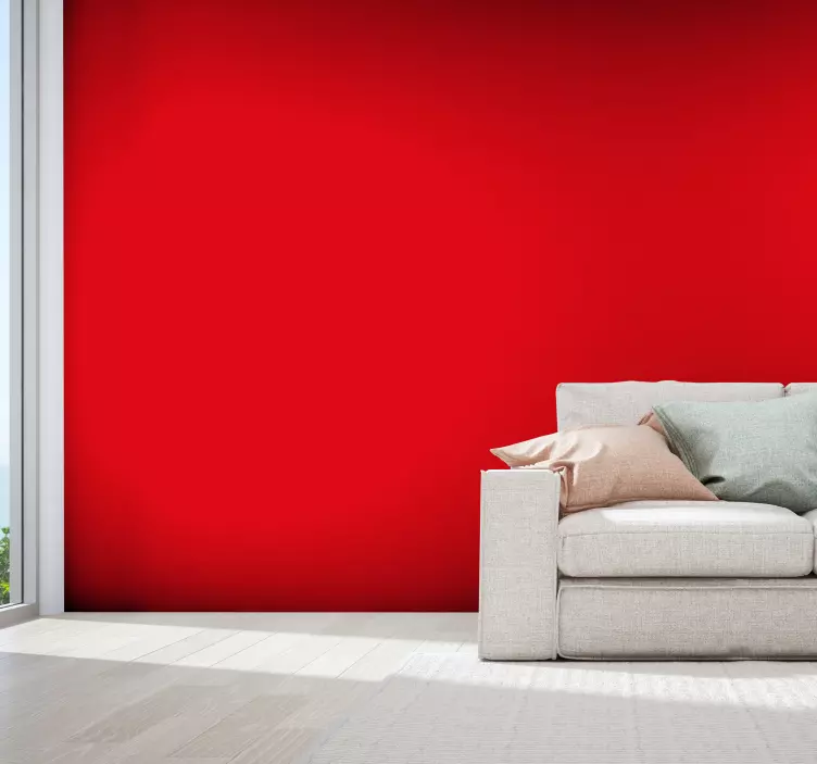 Röd vinylfärg i vanlig färg - Tenstickers