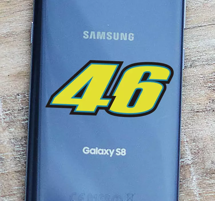 Rossi number (samsung) klistermärke - Tenstickers