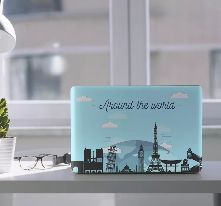 Världen runt klistermärken - Tenstickers