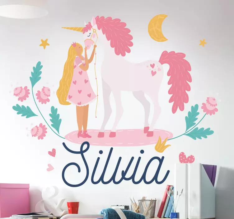 Saga enhörningar saga klistermärke - Tenstickers