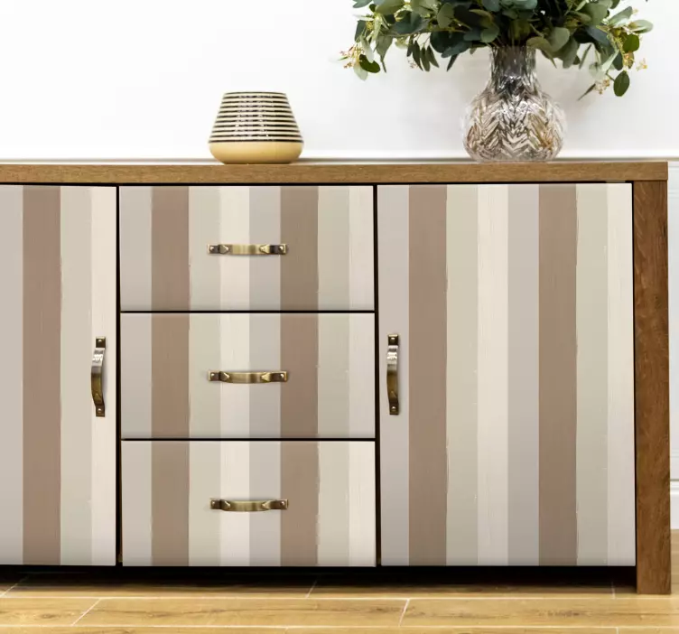 Möbeldekal i sandfärg - Tenstickers