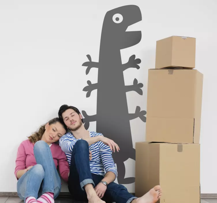 Sex väpnade monster klistermärke - Tenstickers