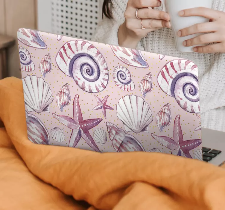 Skal och stjärnbilder klistermärke för bärbar - Tenstickers