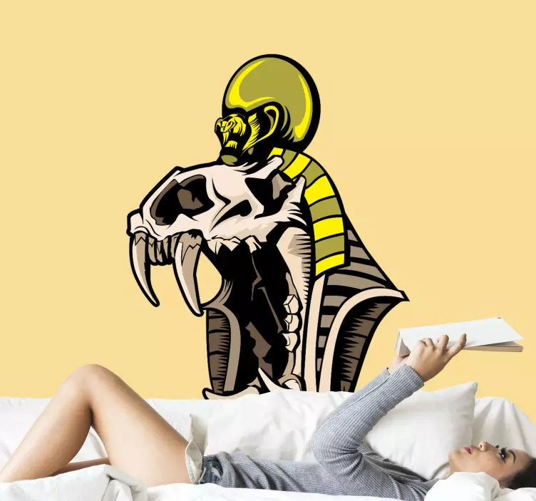 Skallekobradesign Väggklistermärken djur - Tenstickers