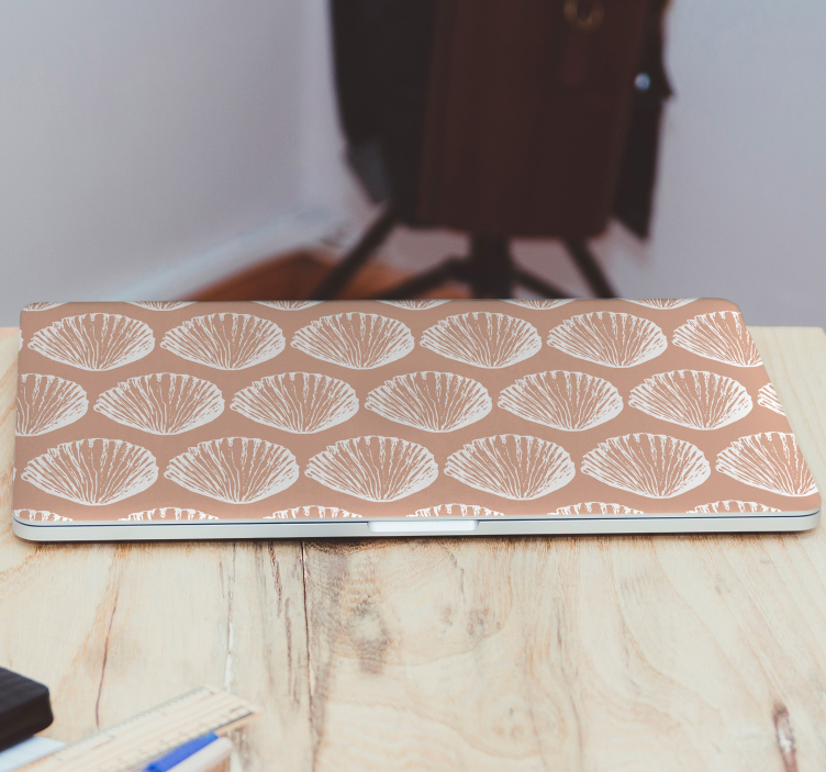 Skalmönsterdesign klistermärke för bärbar - Tenstickers