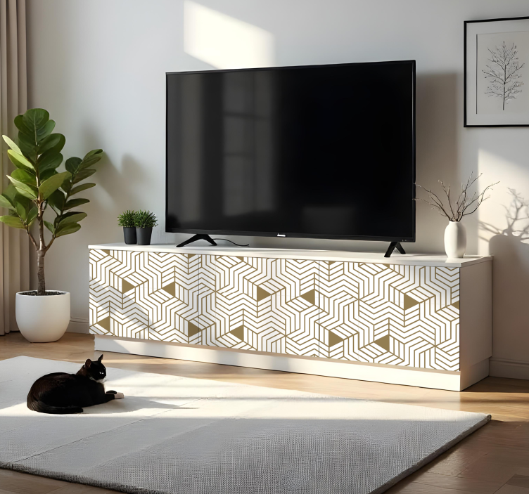 Skandinaviska 3d-kuber klistermärken til möbler - Tenstickers