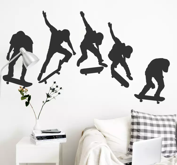 Skate evolution extremsport klistermärke - Tenstickers