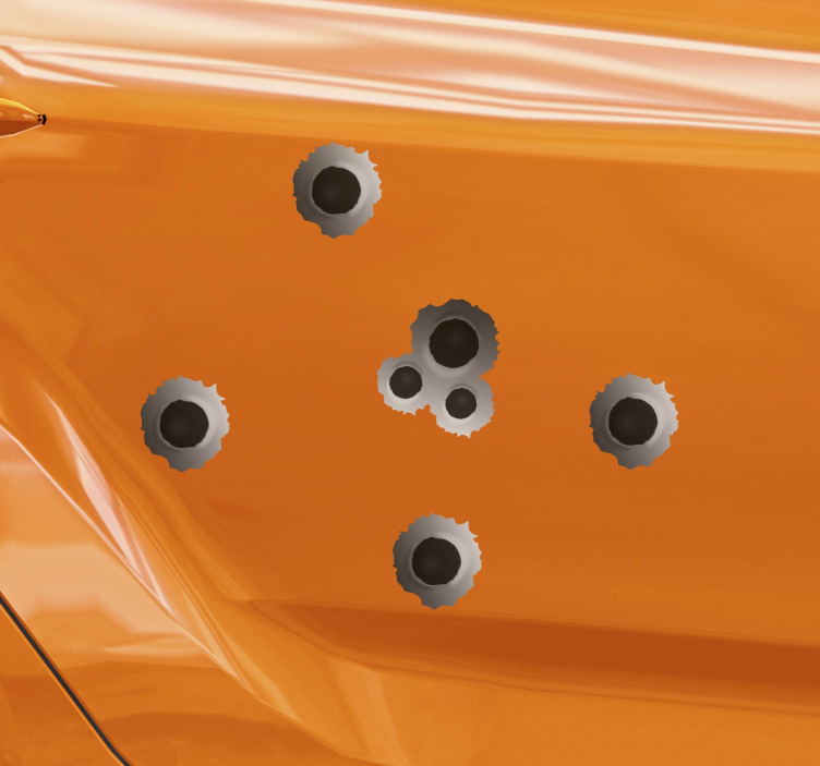 Skytteeffekt bil klistermärke - Tenstickers