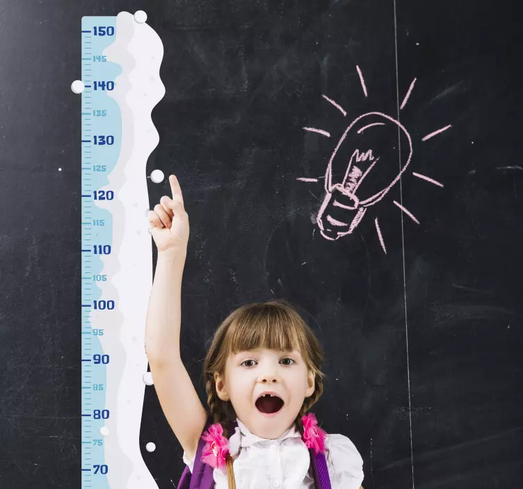 Snöflinga meter klistermärke - Tenstickers