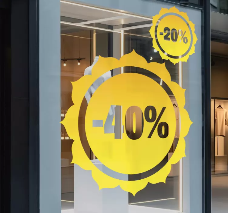 Sommarsolrabatt Väggklistermärken försäljning - Tenstickers