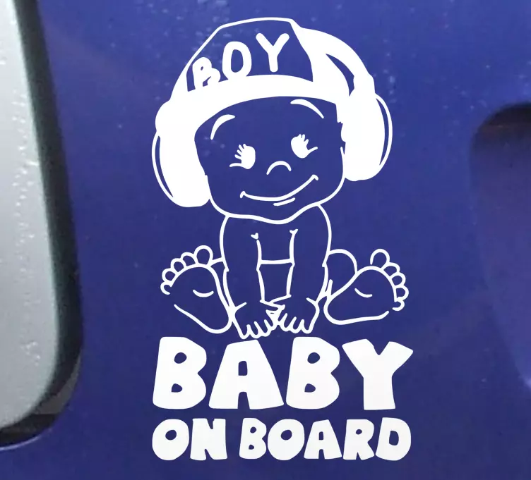 Söt babydesign Väggklistermärken djur - Tenstickers
