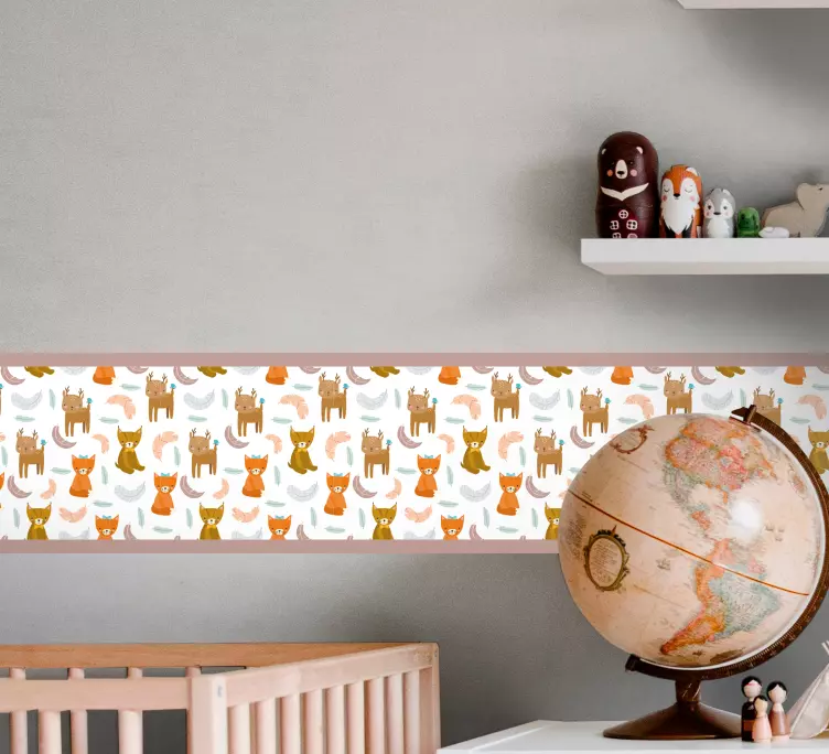 Söta varelser motiv klistermärke borband - Tenstickers